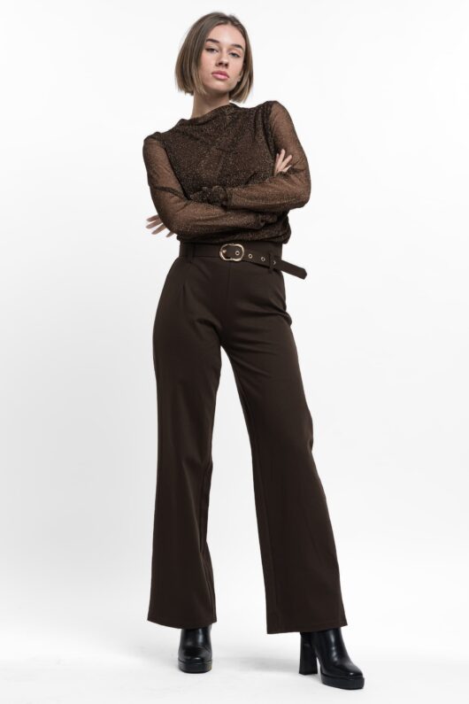 Ελαστική παντελόνα με ζώνη