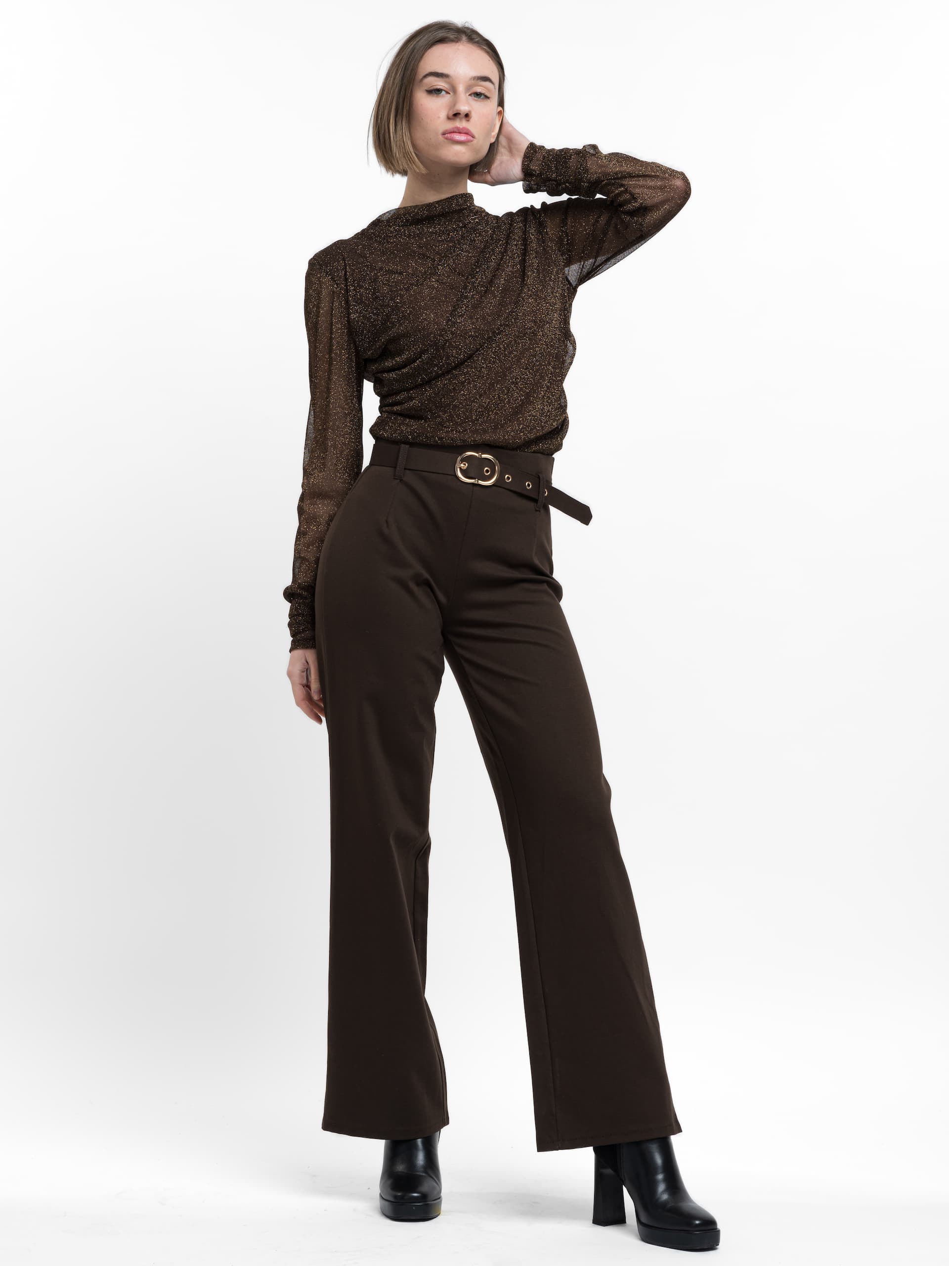 Ελαστική παντελόνα με ζώνη